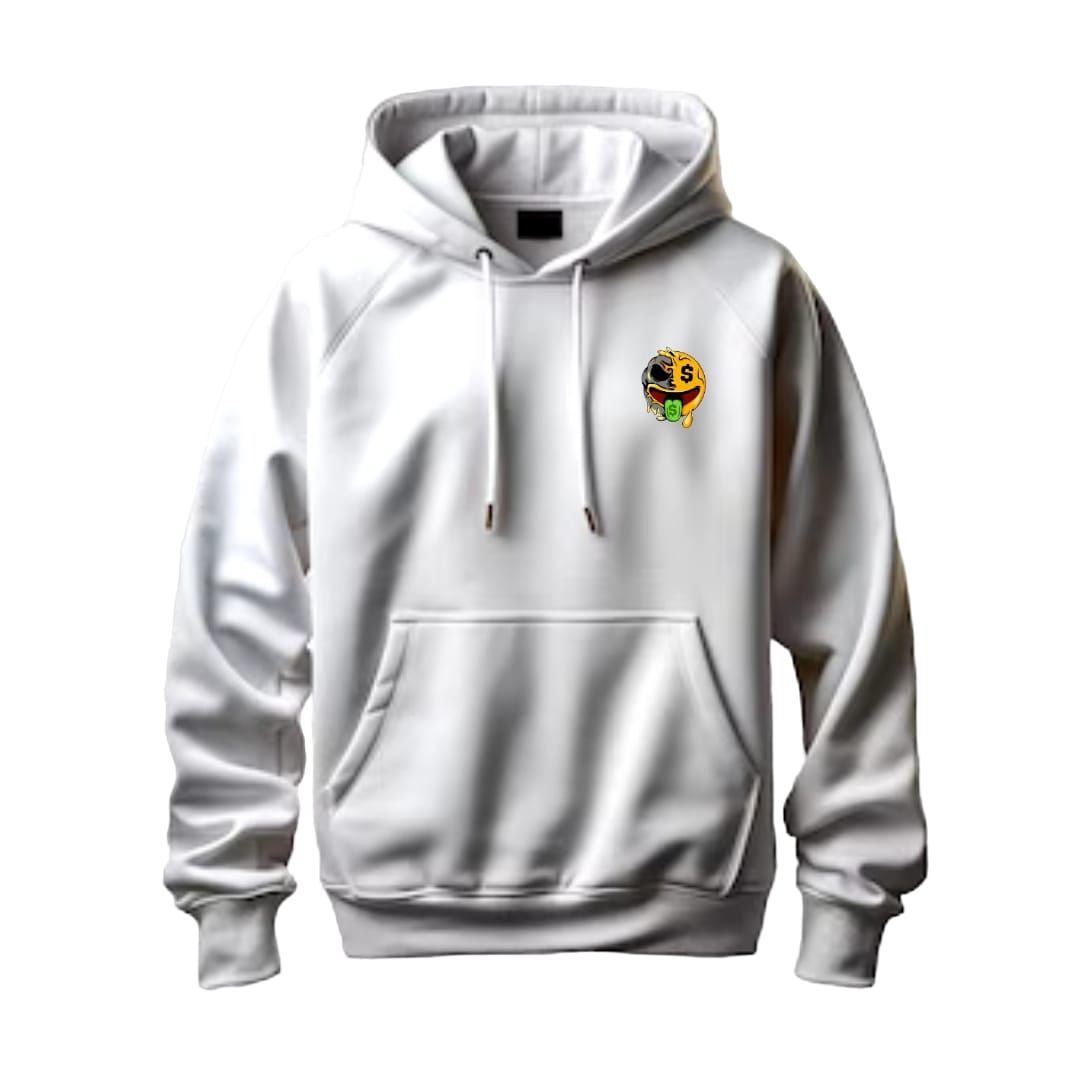 NEW TRENDY WINTER COLLECTION PRINTED BLACK AND WHITE HOODIES FOR MENS