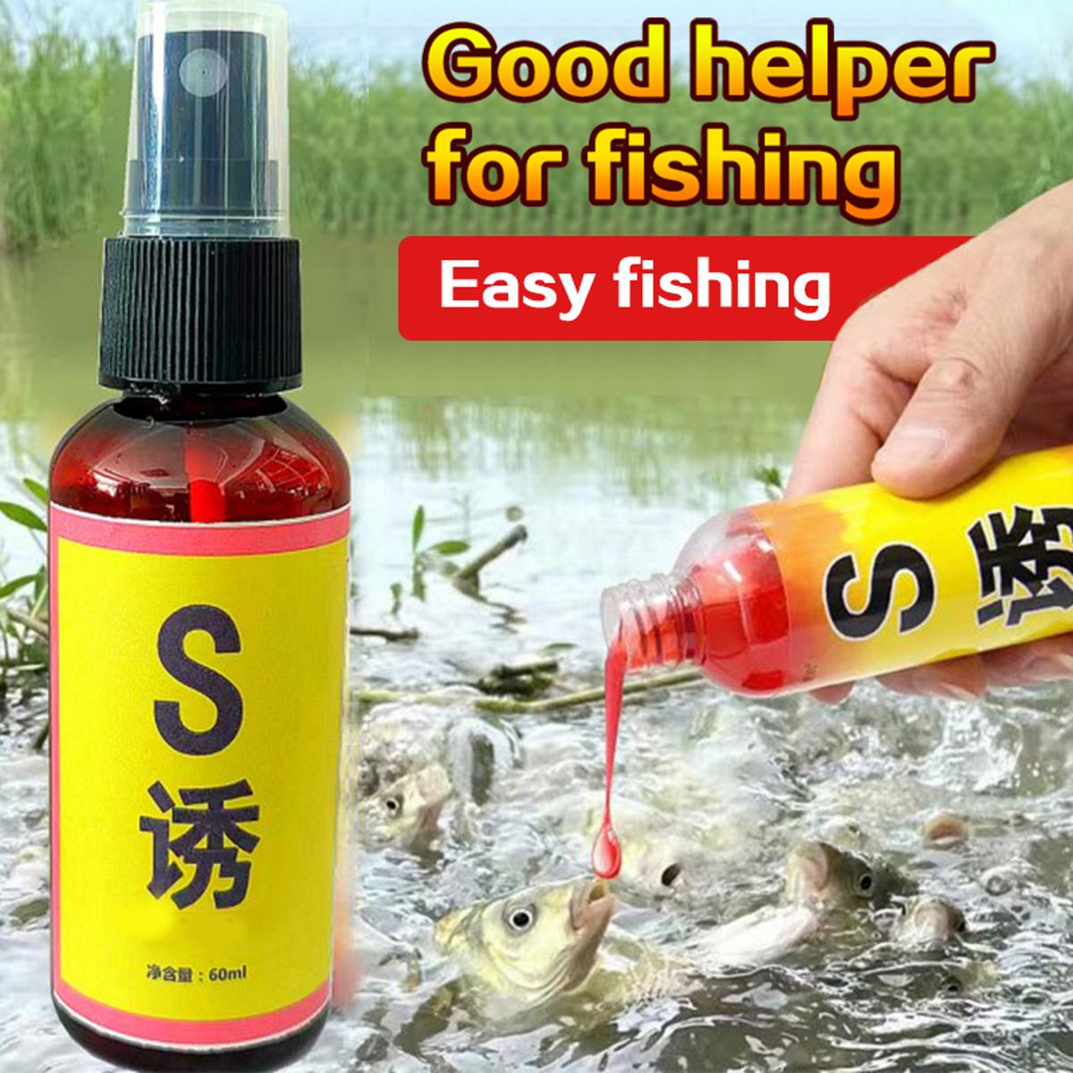Fishing Baits Attractants 60ml Lures Liquid Attractant Natural Scent Drag  Agent Jing