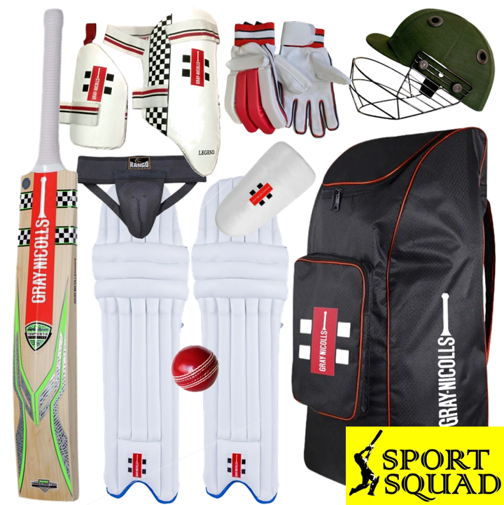 Hard Ball Cricket Kit for 9 to 14 years old Kids Set of 10 Items