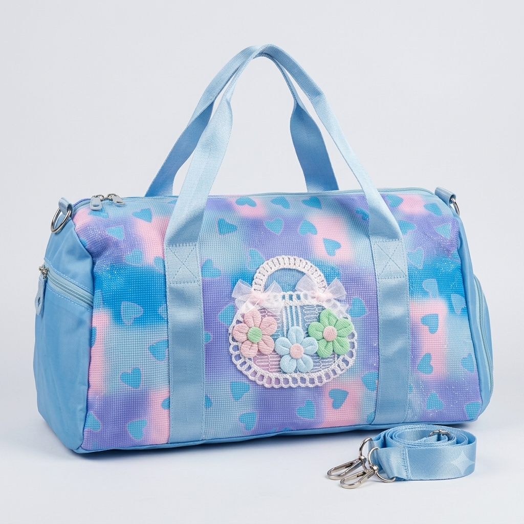 Women's Fashion Travel Duffel Bag with Detachable Shoulder Strap | Large Capacity Gym Weekender bag | Lightweight Multi-Purpose Luggage Bag for Travel, Fitness, College & Everyday Use