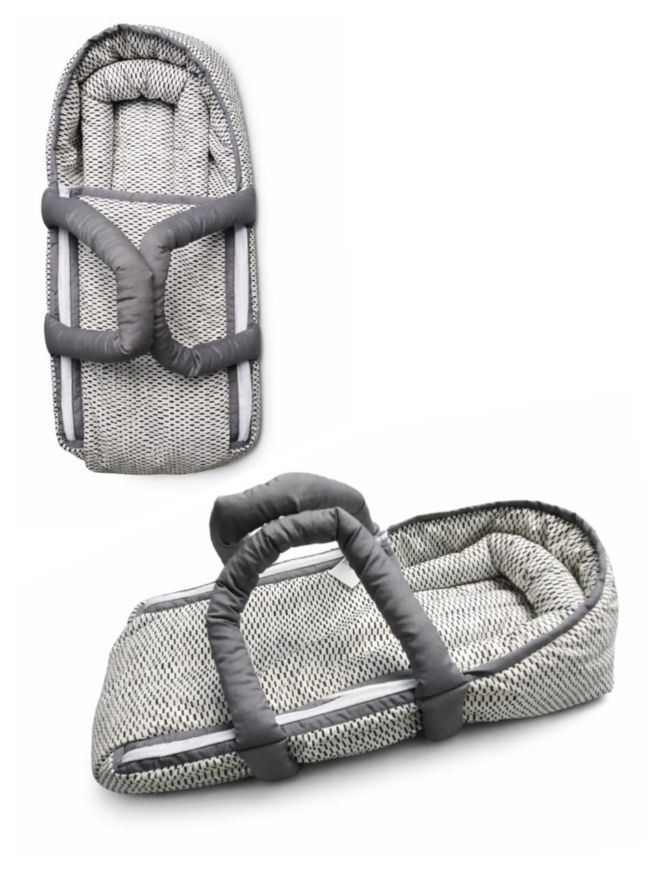 Jack & Jill Carry Crib - Best Quality Latest Design Newborn Baby Hand Carry Cot with Handles for Carrying - Portable Baby Bed Sleeping Bag Baby Bistar Gaddi Sleeping Bag Bed