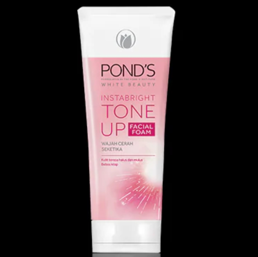 ponds instabright tone up facial foam