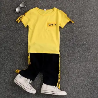 baby boy yellow shirt