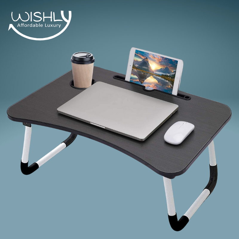 Wishly Foldable Laptop Bed/Sofa stand Table Lap Standing Desk for Bed