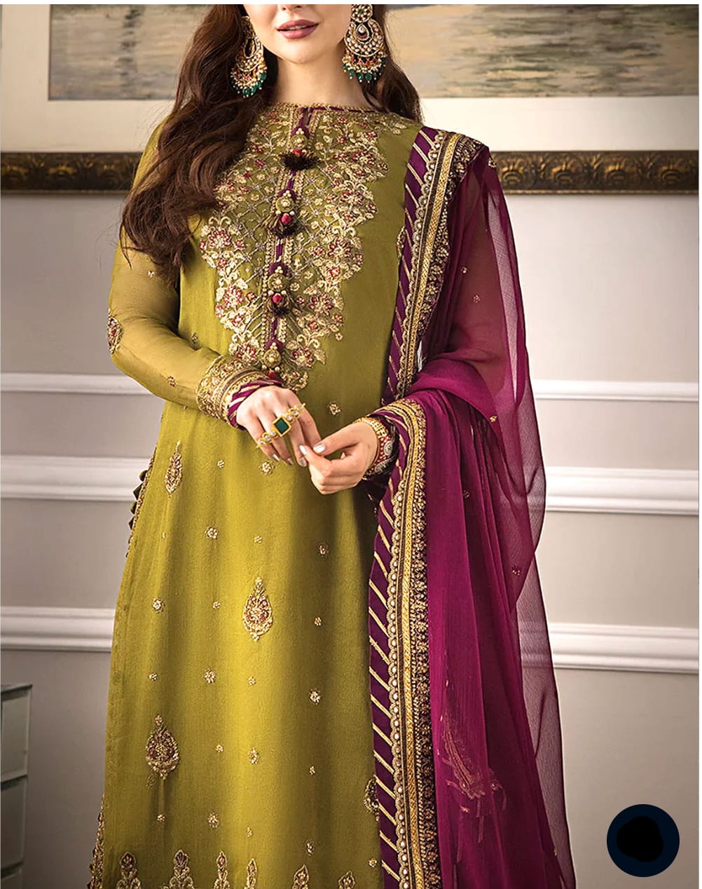 mehndi dresses for ladies in pakistan Pakistani Mehendi Dress For Bride Pakistani Mehendi Dress 468 Pakistan Bridal Dresses