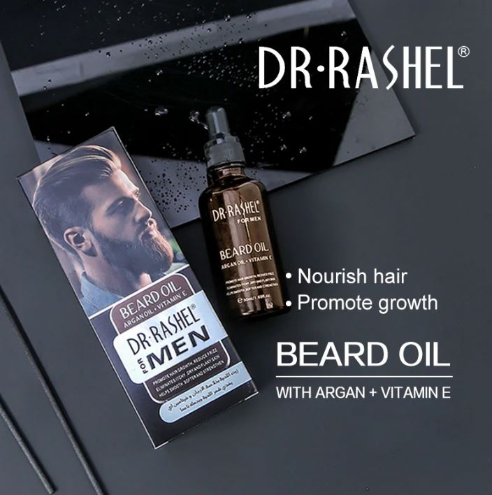 DR.Rashel Argan Beard Hair Growth Oil For Men DRL- 1409