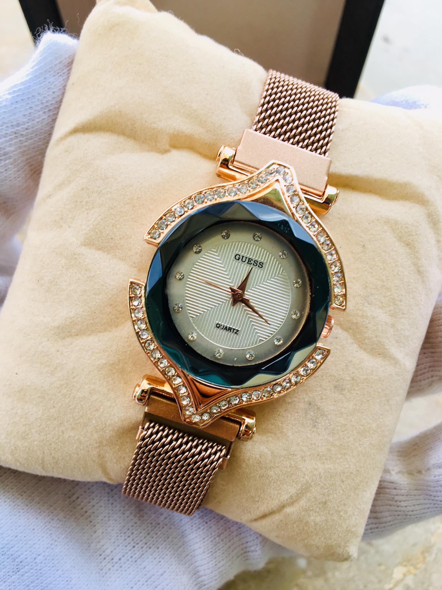 Gold Magnetic Watch Daraz Black Diro Round Dial Magnetic Strap