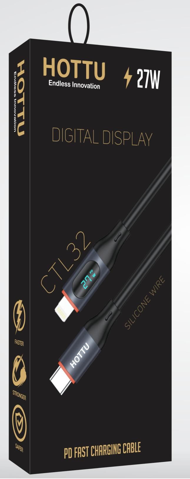 HOTTU CTL32 Type C to Lightning 27w Cable ( Max ) Fast Charging