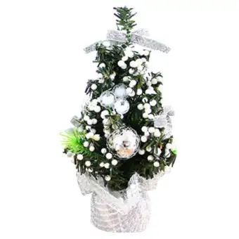 20cm Mini Christmas Tree Desk Table Decor Small Party Ornaments