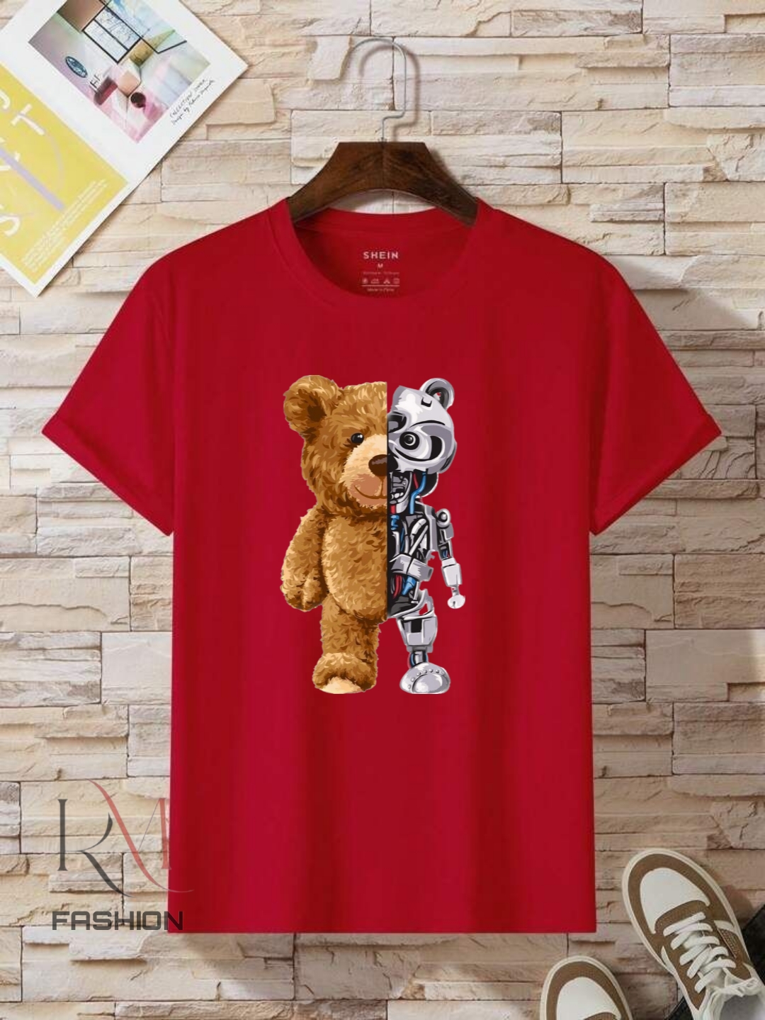 Robot Printed T.shirt Summer Collection For Women&mens