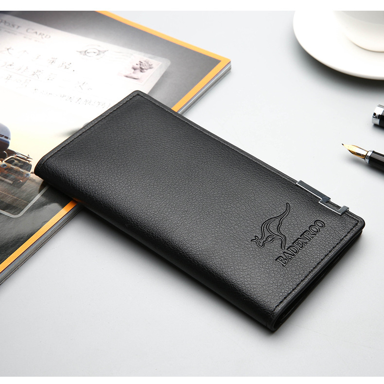 Kangro Ultra Slim Long Purse Wallet for Men