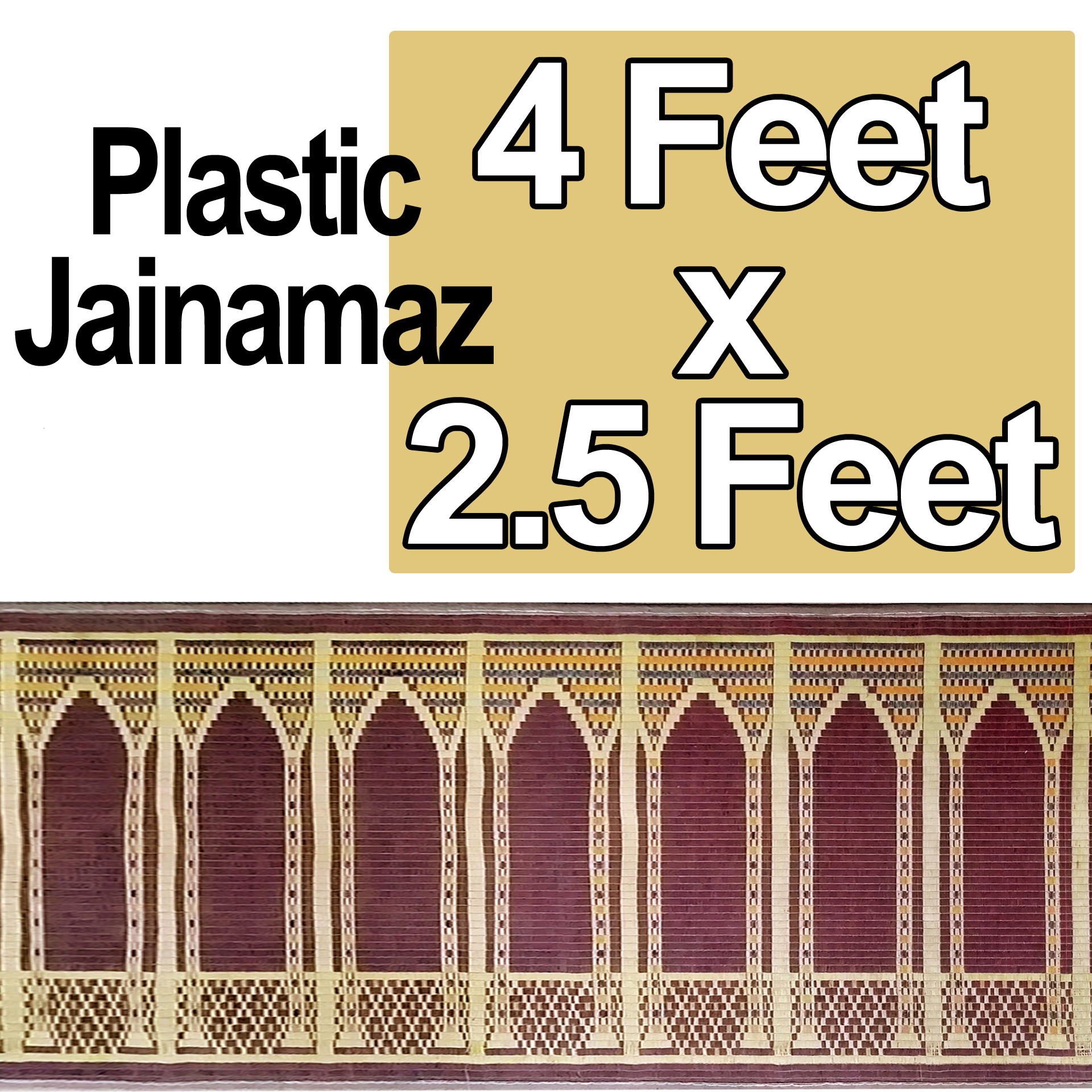 Prayer Mats | Soft Plastic Jainamaz Saf Chatai | Red Plastic Jai Namaz Saaf Chattai, Quilted Prayer Rug Thick Jaenamaz | Prayer Rug Carpet, Islamic Muslim Salah Matt