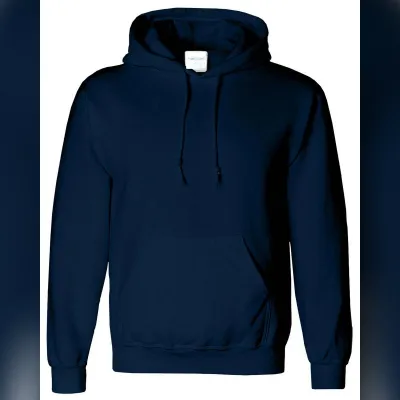 Plain navy blue sales hoodie