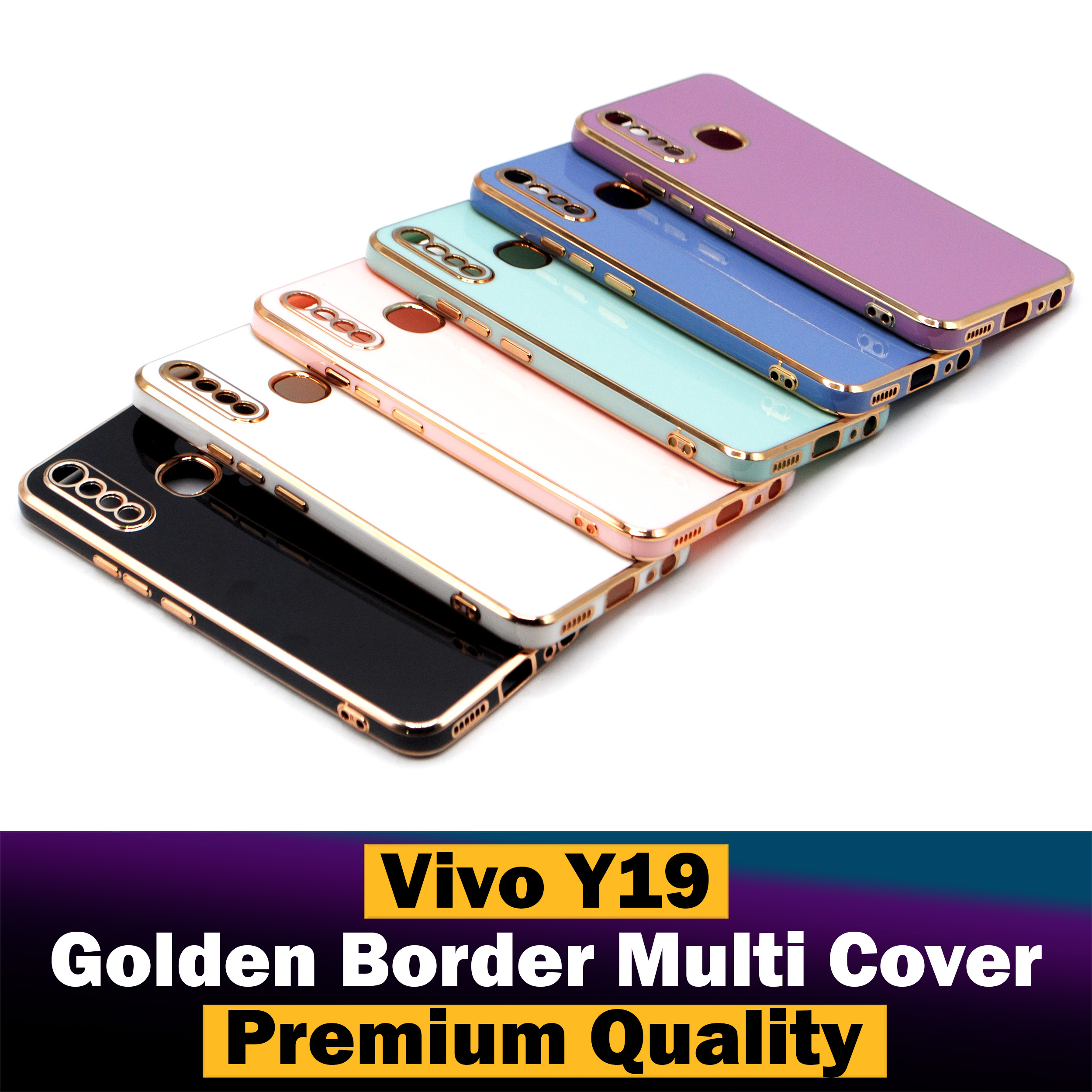 vivo y19 golden cover