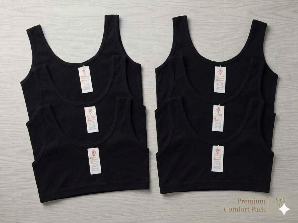 Pack of 6 Black