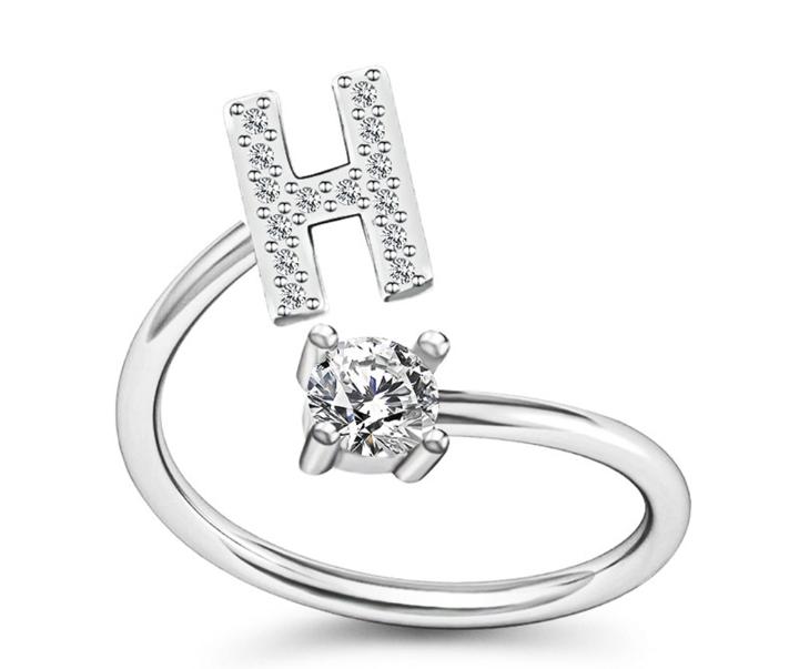 metal ring,alphabate ring,customize ring,girls ring,trending accessories,trending ring,a to z alphabet ring ,initial ring,name ring,letter ring,personalized ring,adjustable ring ,charm ring,band ring,zircon ring