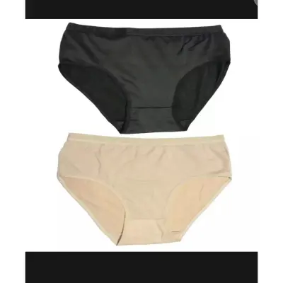 pack of 2- ladies women underwear, skin and black, Size S to XXL