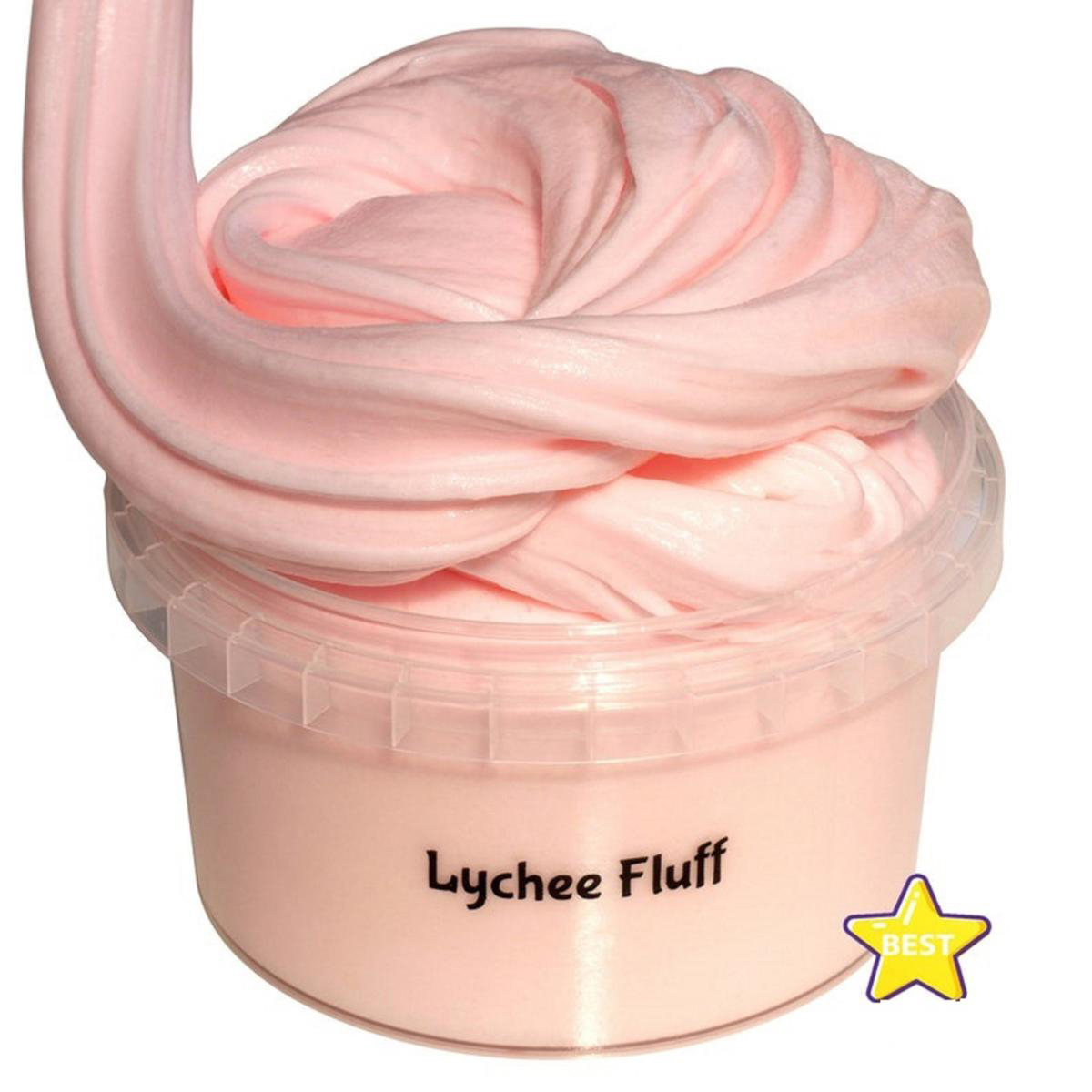 Best Selling Fluffy Slime | Lychee Fluff | Pink Slime with Free Activator And Extras!!