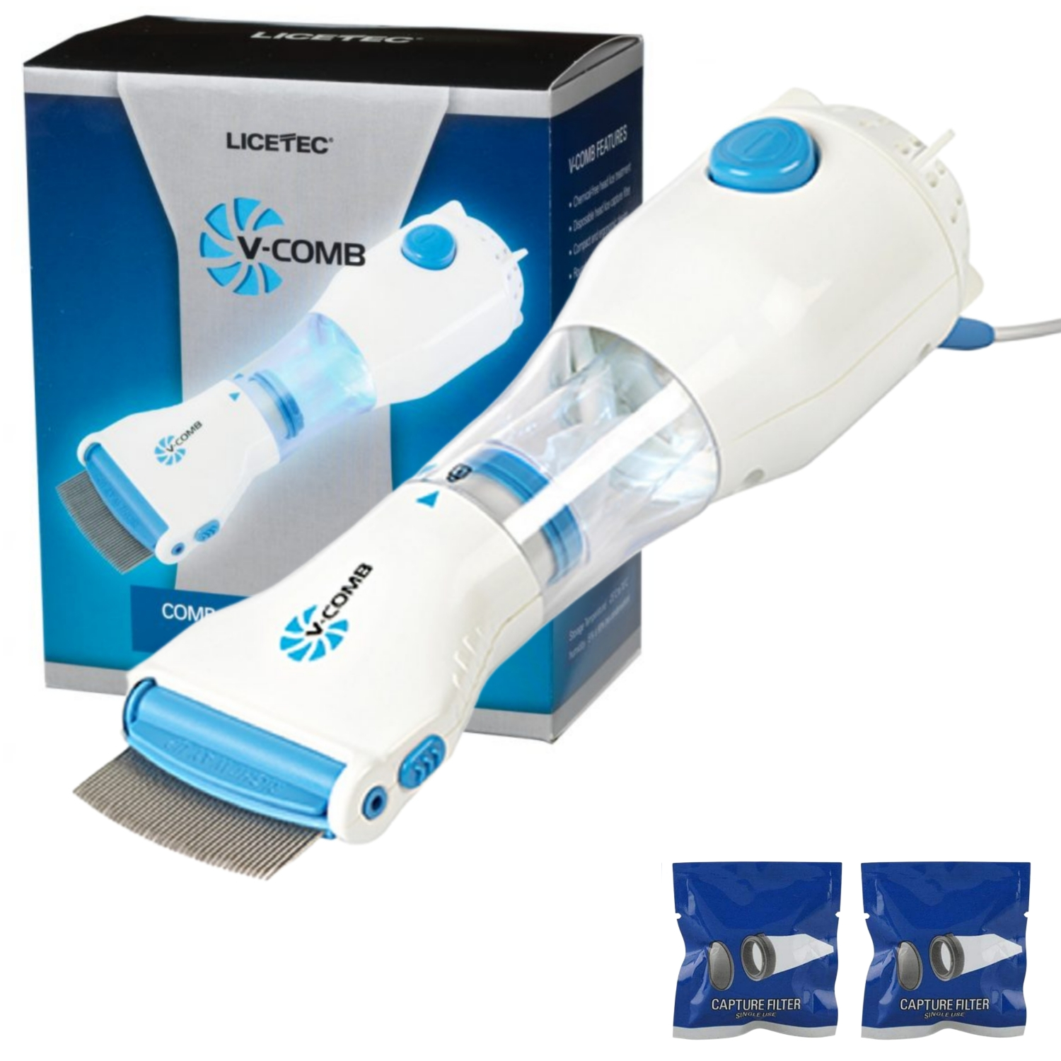 V Comb Electronic Head Lice Removal Machine Anti Lice Machine V - comb
