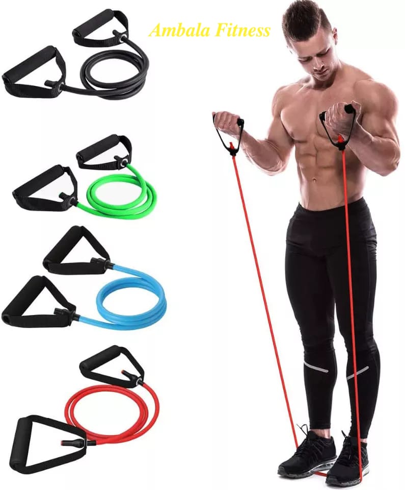 Resistance Bands with Handles Yoga Pull Rope Elastic Fitness Exercise