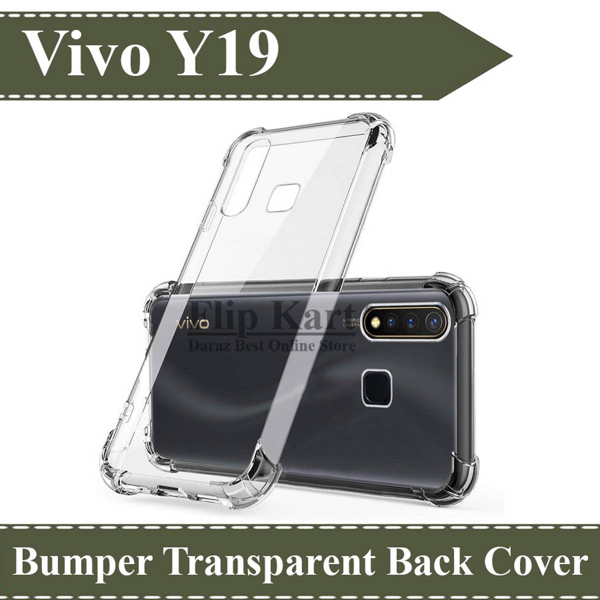 vivo y19 back cover transparent