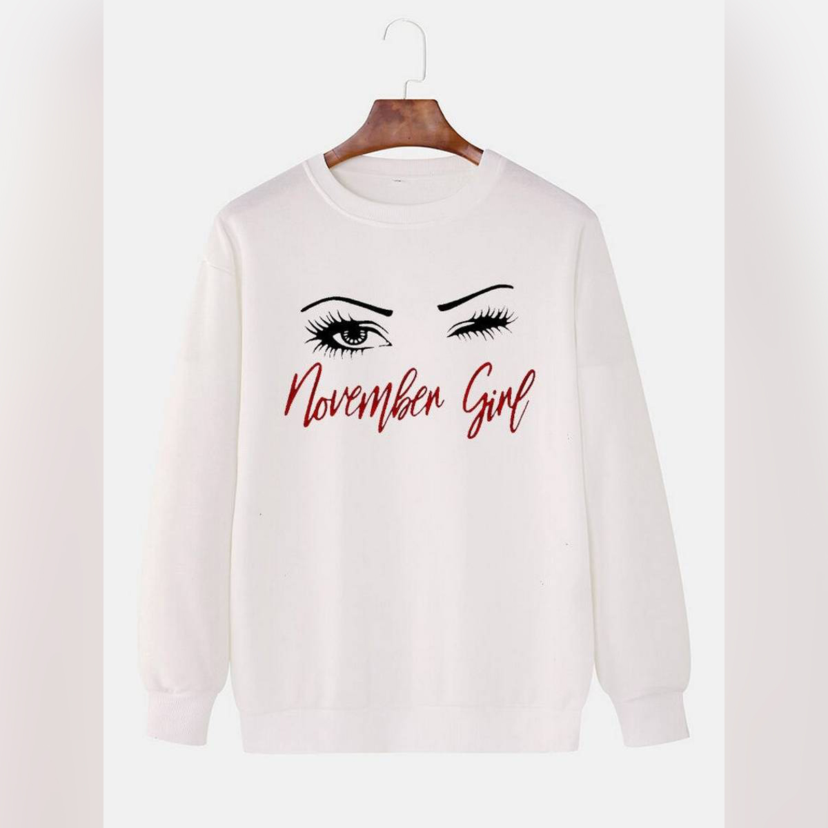 November girl sale sweatshirt