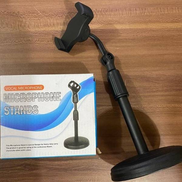 New Adjustable Mobile Phone Holder Stand for Desk, Multi-Position Mount for Live Streaming & TV Watching, Universal Clip Mount, Heavy-Duty Design