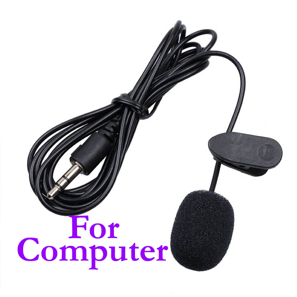 Lavalier Lapel Microphone Kit Clip On Omnidirectional Condenser Lav Mic