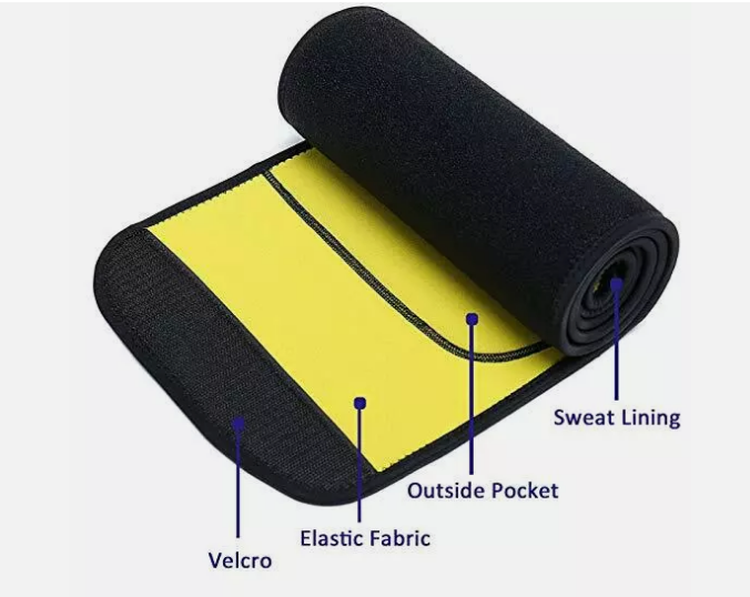 Slimming Belt Hot Shaper Sweat Slim Belt Fat Cutter & Fat Burner Hot Shaper Hot Belt Free Size for Men & Women