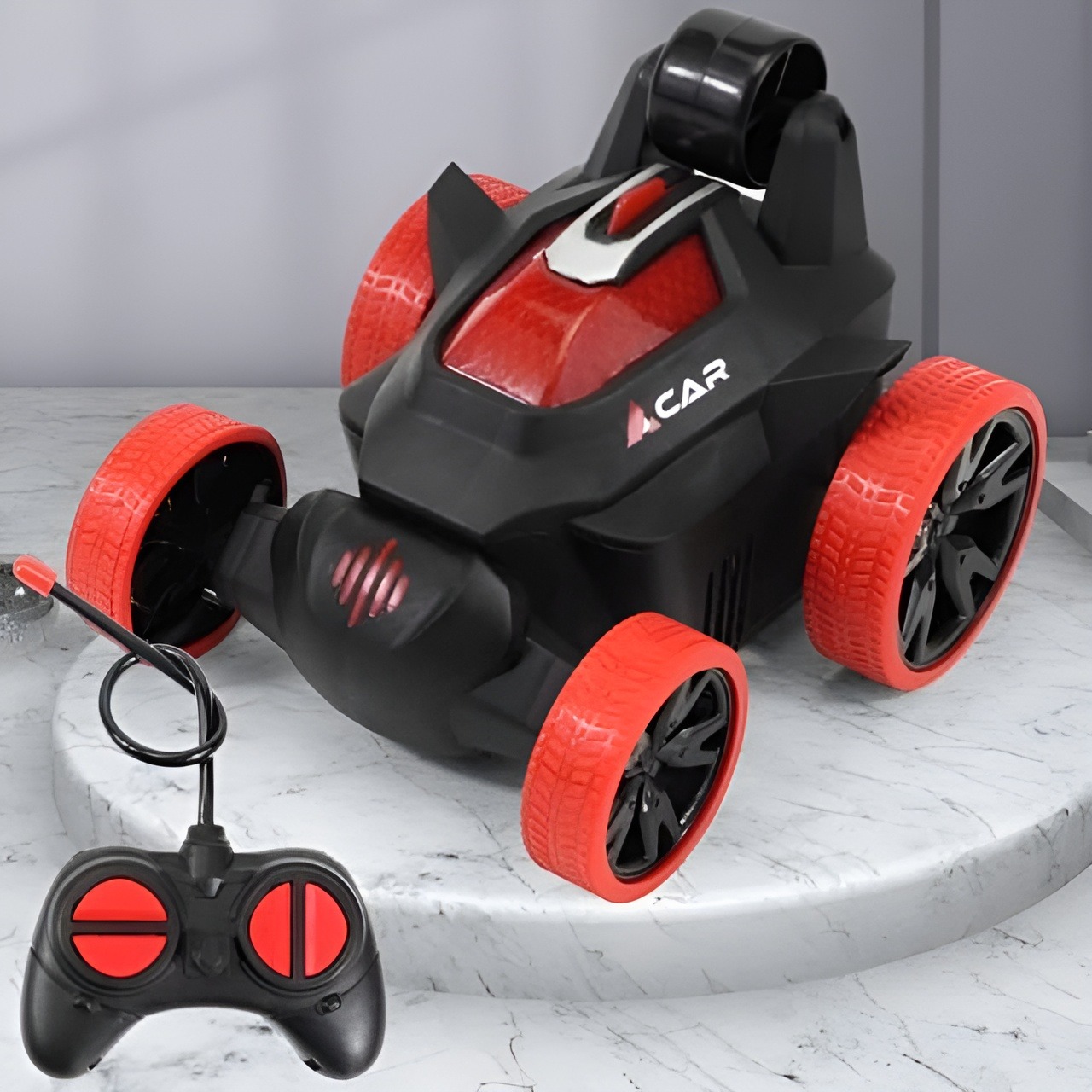 Remote Control Stunt Car Battery Operated 360 Rotation & Lightning Car Best Durable Car Remote Control Car For Boys Stunt RC Rechargeable & Wireless Remote Control 2.4 GHZ