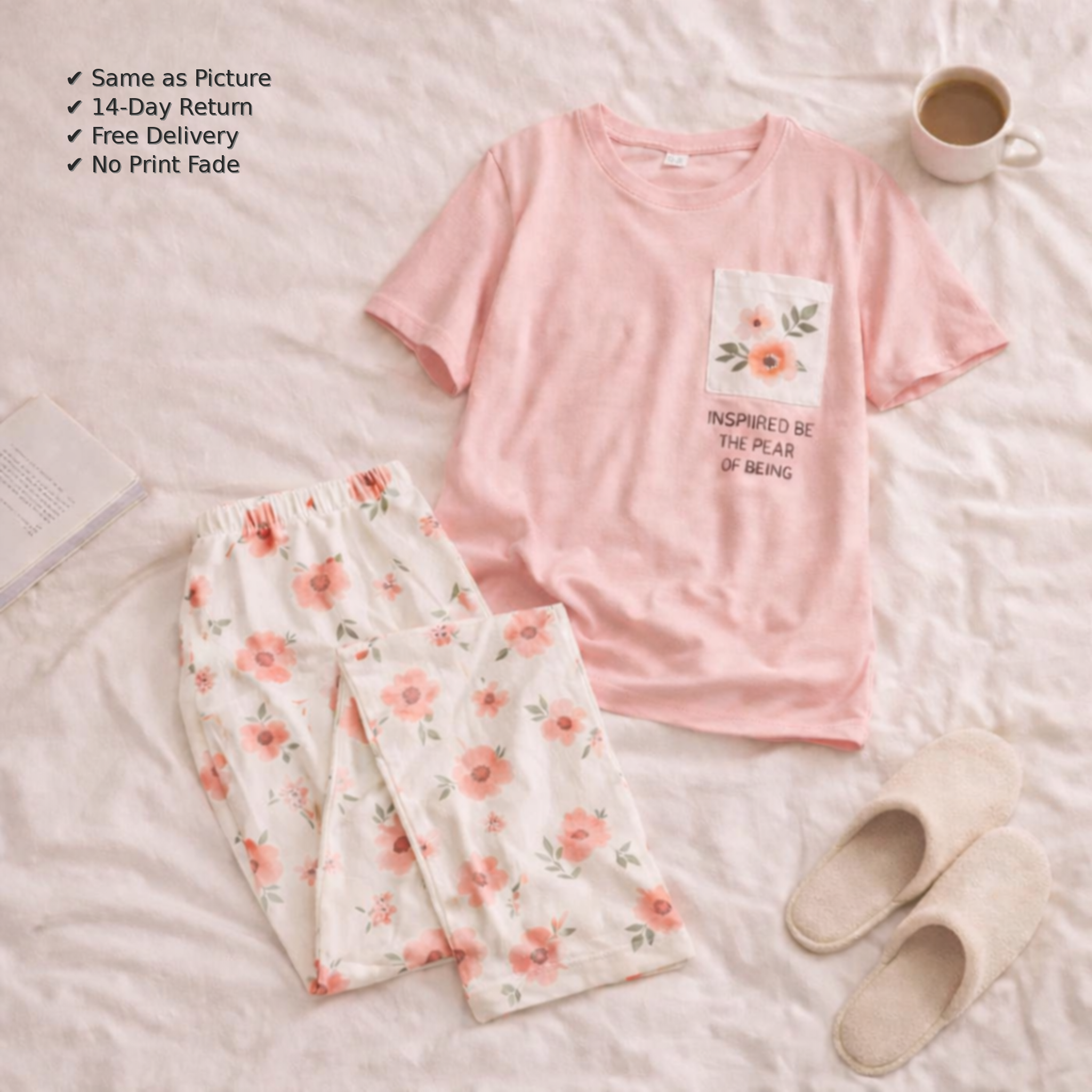 Night Wear for Women Night suit for girls and women & Kids 7 to 14 Years, Sleeping Dress Girls Sleepwear Loungewear Sleeping Suit lingerie T shirt and Pajama ,Night Dress for girls and women