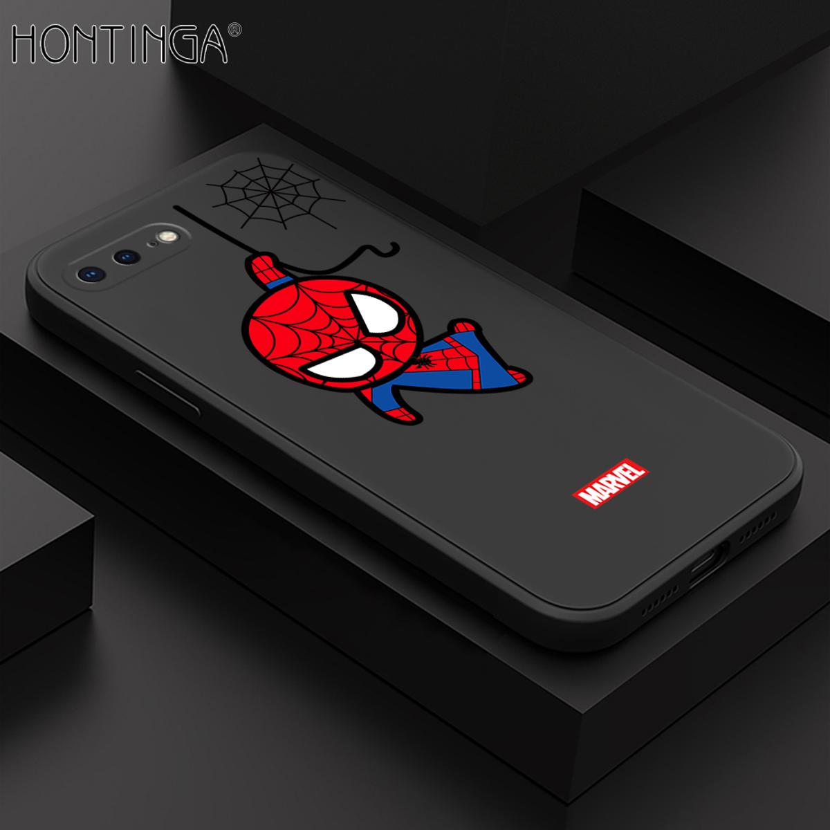 Hontinga for iPhone Plus/8 Plus Case Cute Marvel Avengers