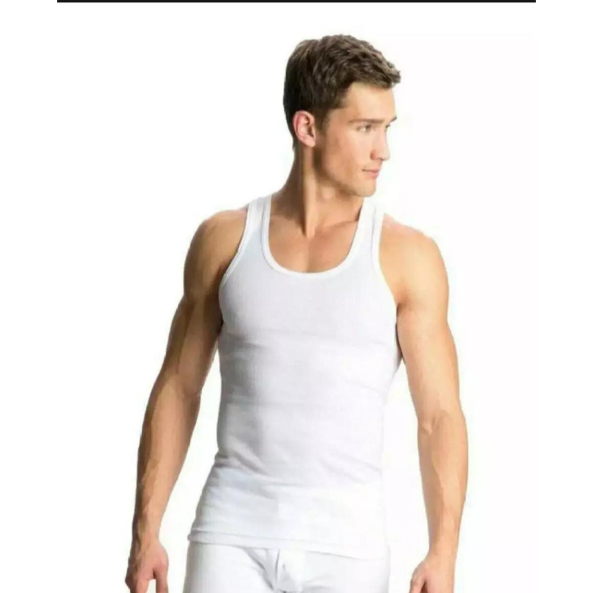 Mens Vest Cotton Luxury Sleeveless