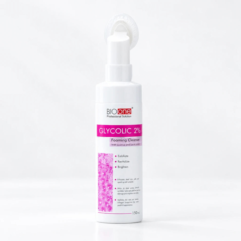 Bio One Glycolic 2% Foaming Cleanser | Facial Cleansing Care