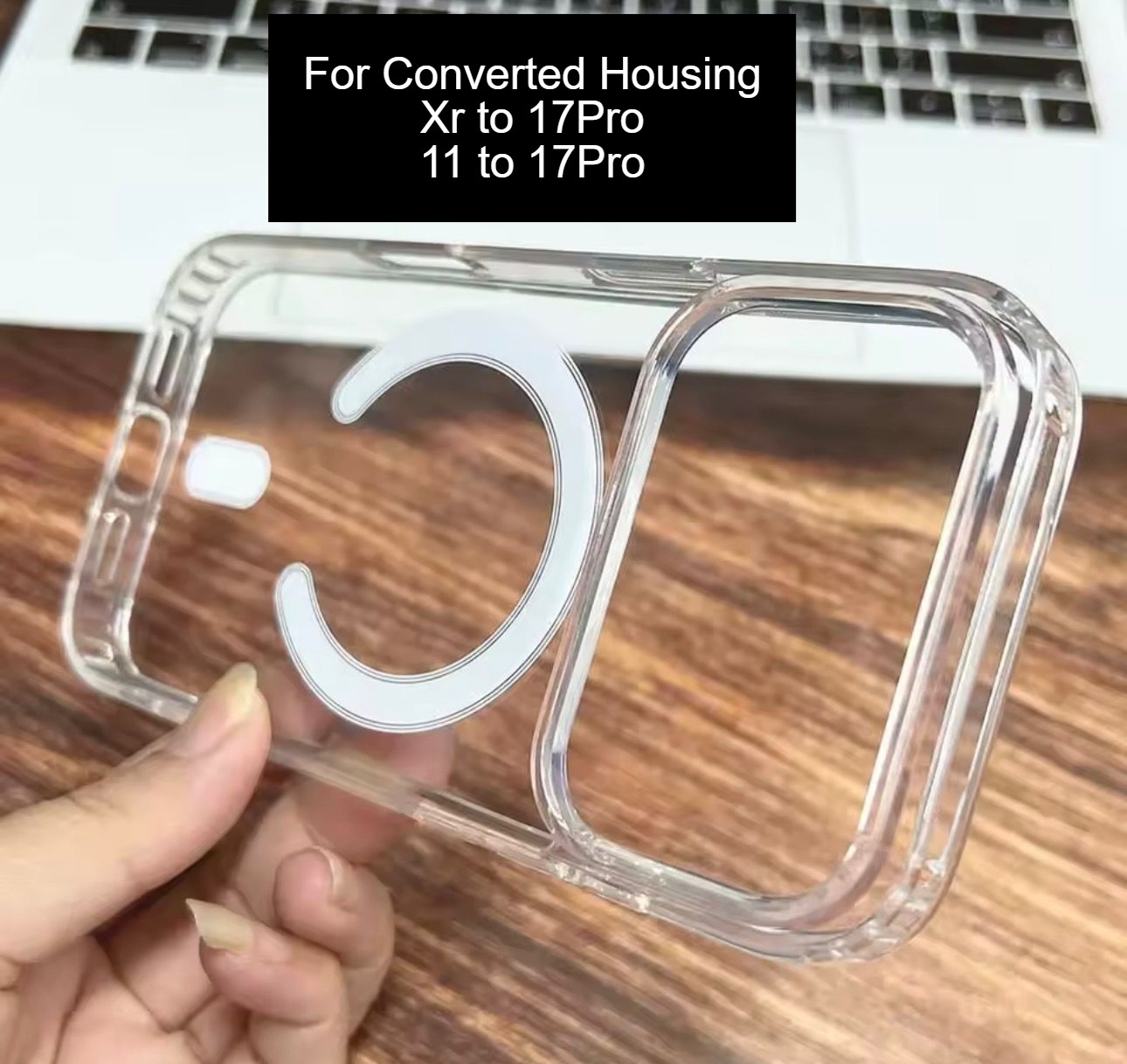 XR CONVERT 17PRO 17 PRO POUCH CASE MAFSAFE COVER FOR CONVERTING DIY HOUSING BODY