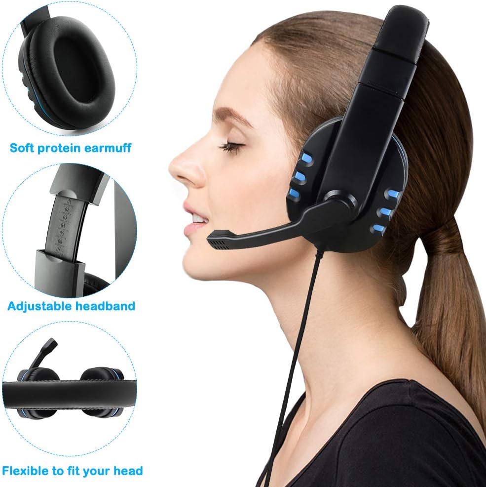 RGB Gaming Keyboard And Mouse And Headphone And Mousepad And Headphone Stand 4 In 1 Wired Combo 7 RGB Colors In Combo 4