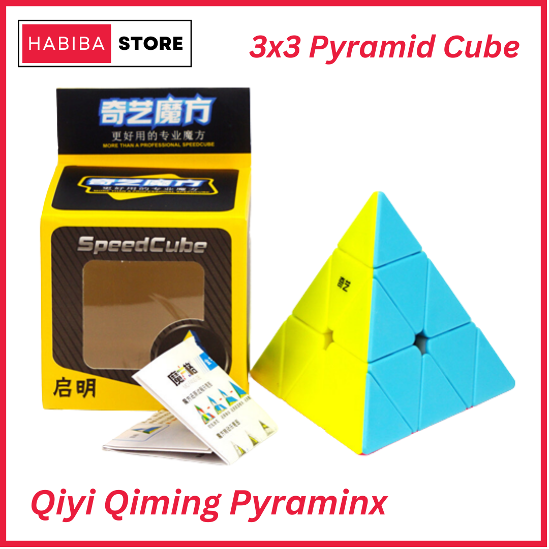 Original Qiyi Qiming 3x3 Pyramid Cube Sticker less Best Quality Fast ...