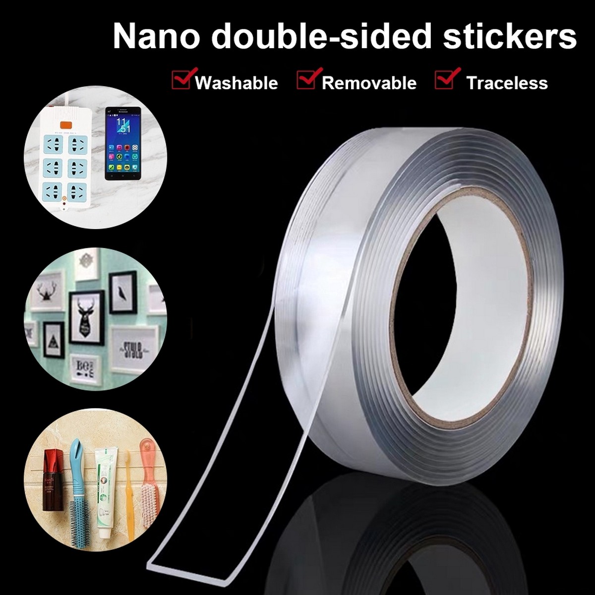5 Meter Double Sided Transparent Magic Nano Tape Buy Online At Best Prices In Pakistan Daraz Pk