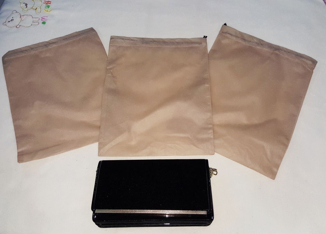 3 Pcs (12 x 10 inch) Ladies Handbag Organizer (Clutch Storage Bag - Purse Storage Bags)