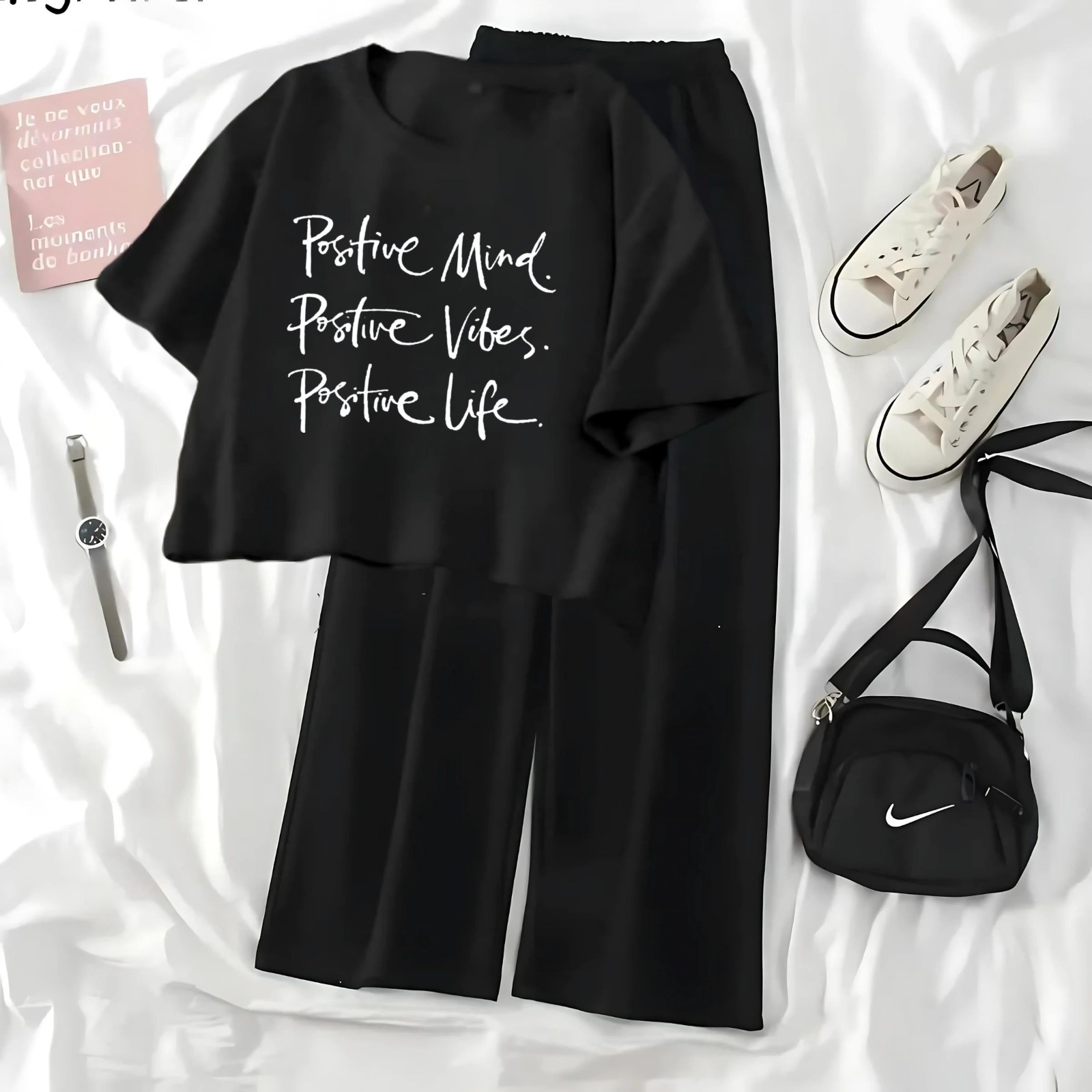 Crop Top and Flapper Trouser Best Quality Suit for Women and Girls