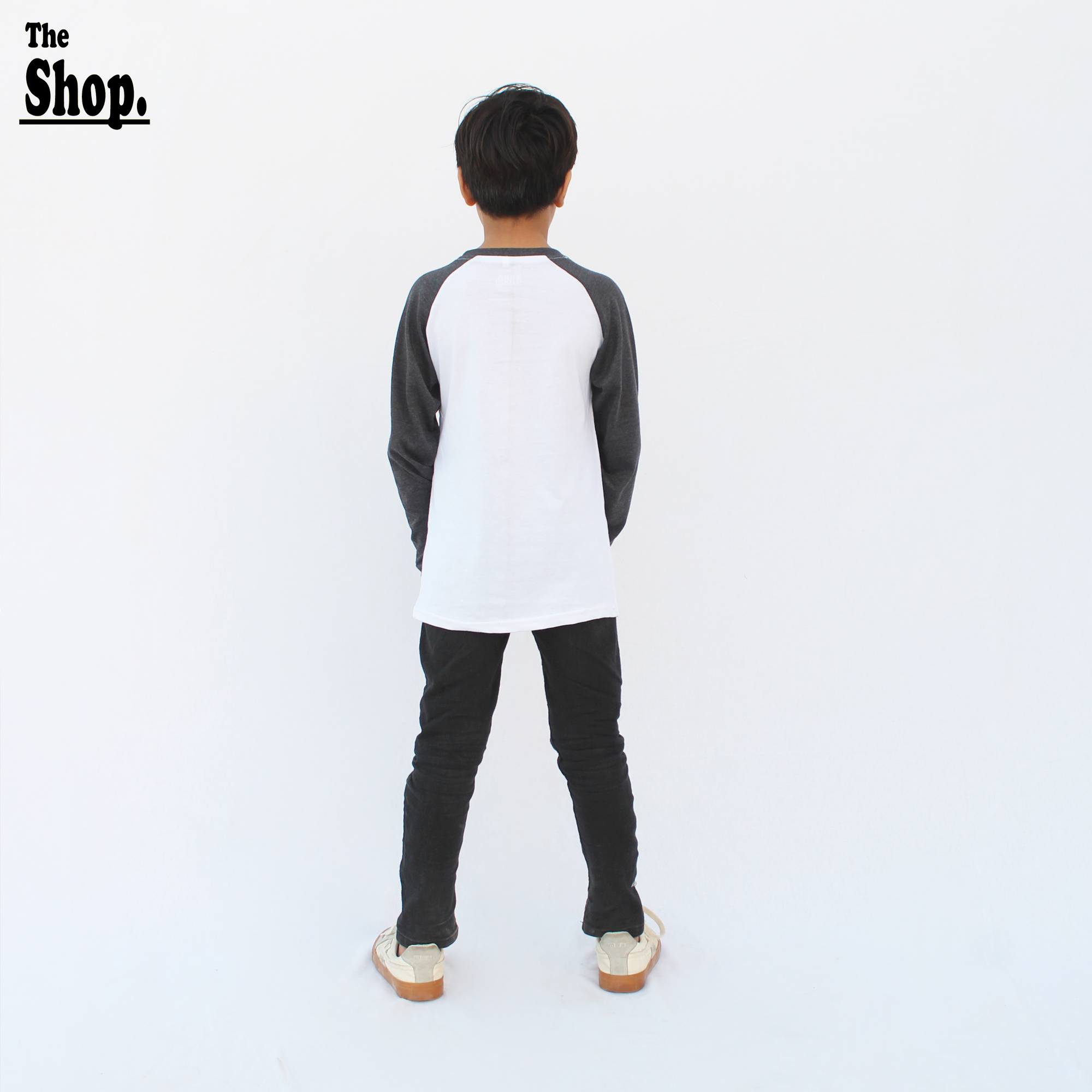 The Shop - Raglan Full Sleeves NEVER GIVE Up T-Shirt For Boys & Girls Kids, 1 Years To 14 Years - RFS-NGUT