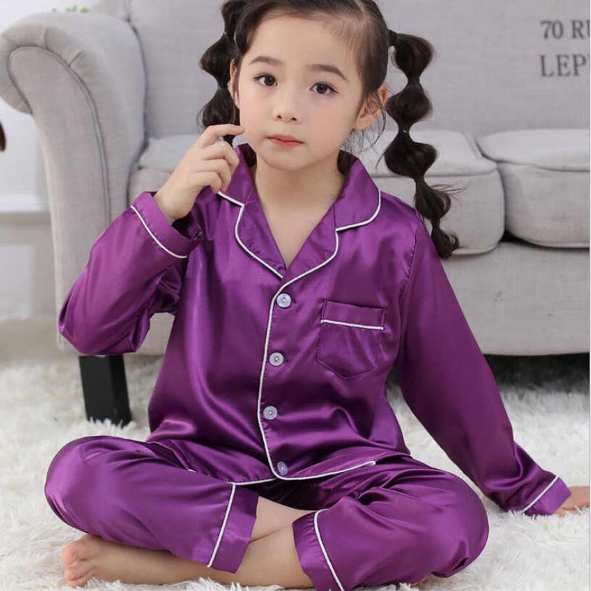 ADRA Kids Pink Rayon Bunny Night Suit with Pyjama