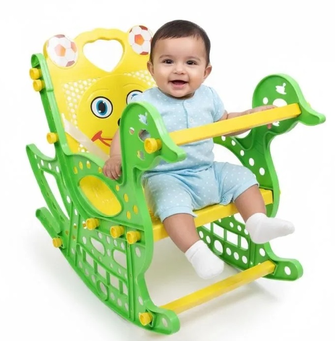 Baby rocking chair / Rocking Duck design chair for kids with safty Rod / baby chair / big size rocking chair for kids / premium quality pure plastic rocking chair