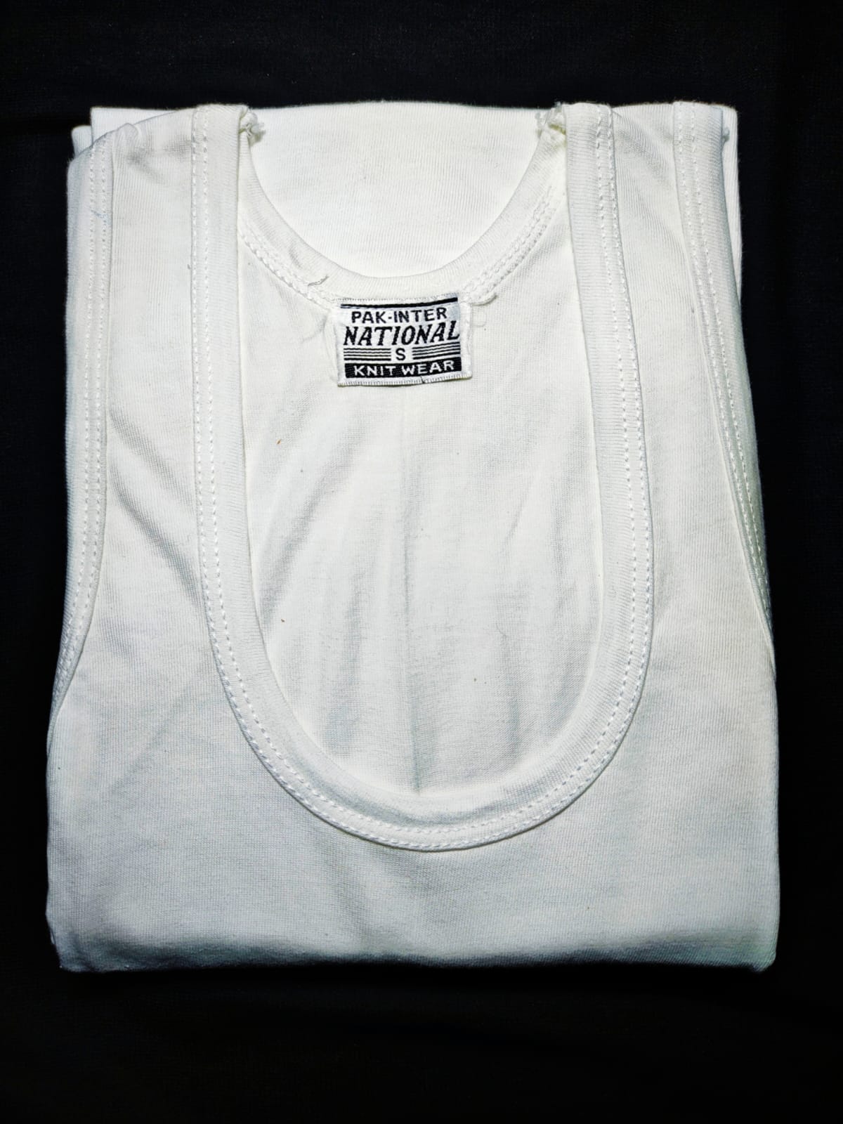 Men's "Sleeve-Less" Soft Cotton Vest in White Colour