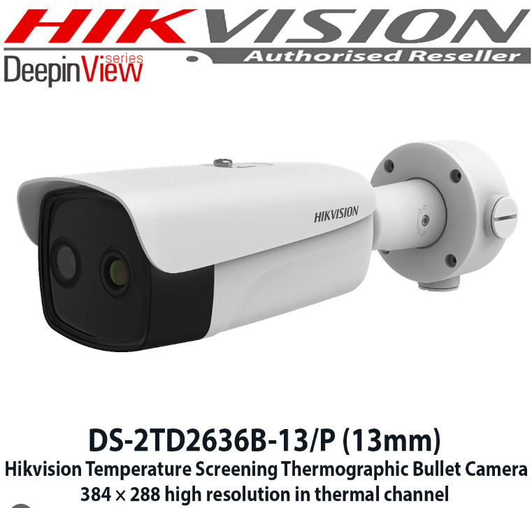 Hikvision (DS-2TD2636B-10/P) DeepinView Bullet Body Temp Thermal