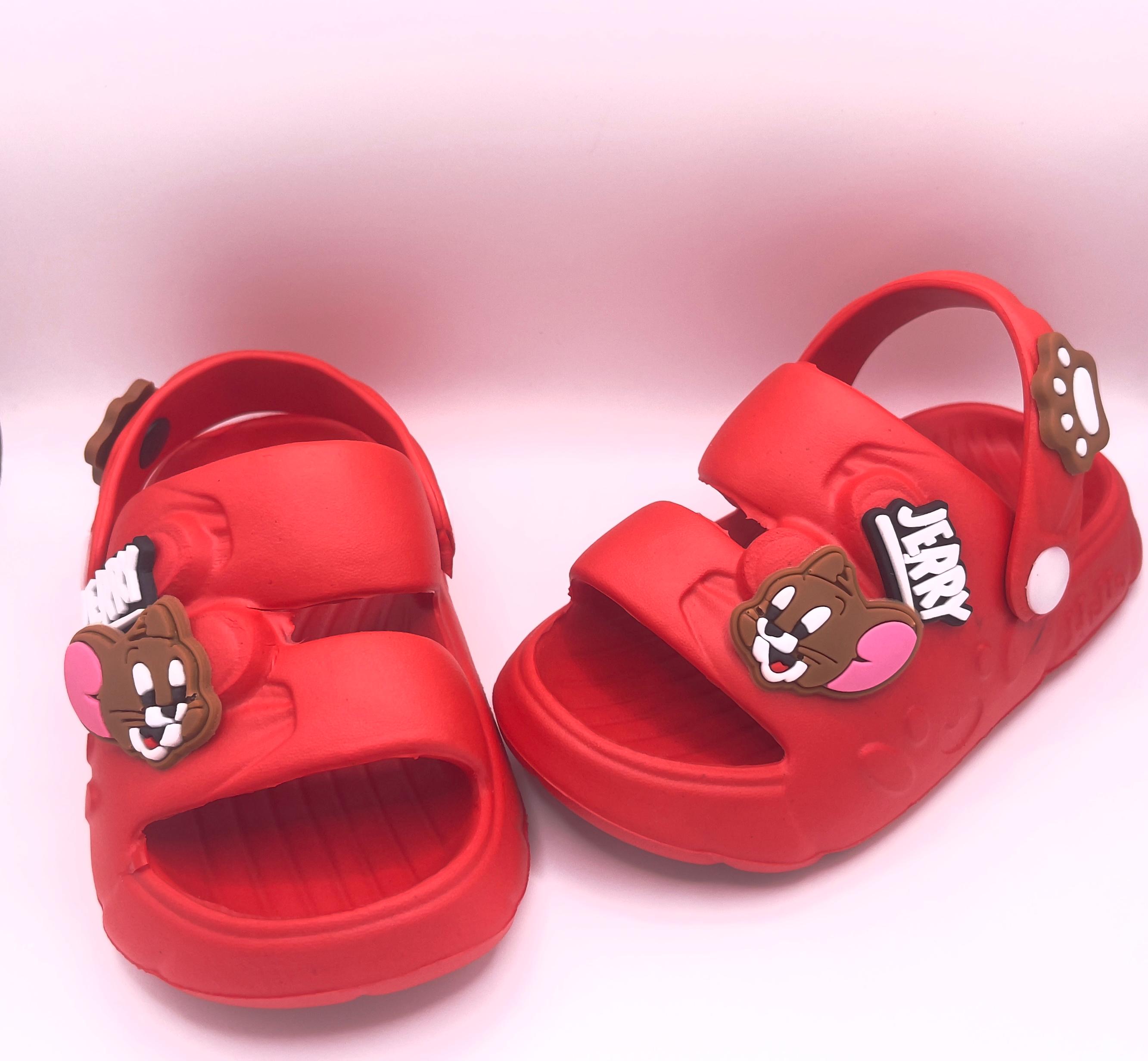 Kids Croc-Style Back-Click Sandals | Tom & Jerry  Cartoon Design | Comfortable Footwear for Ages 8 Months – 2 Years