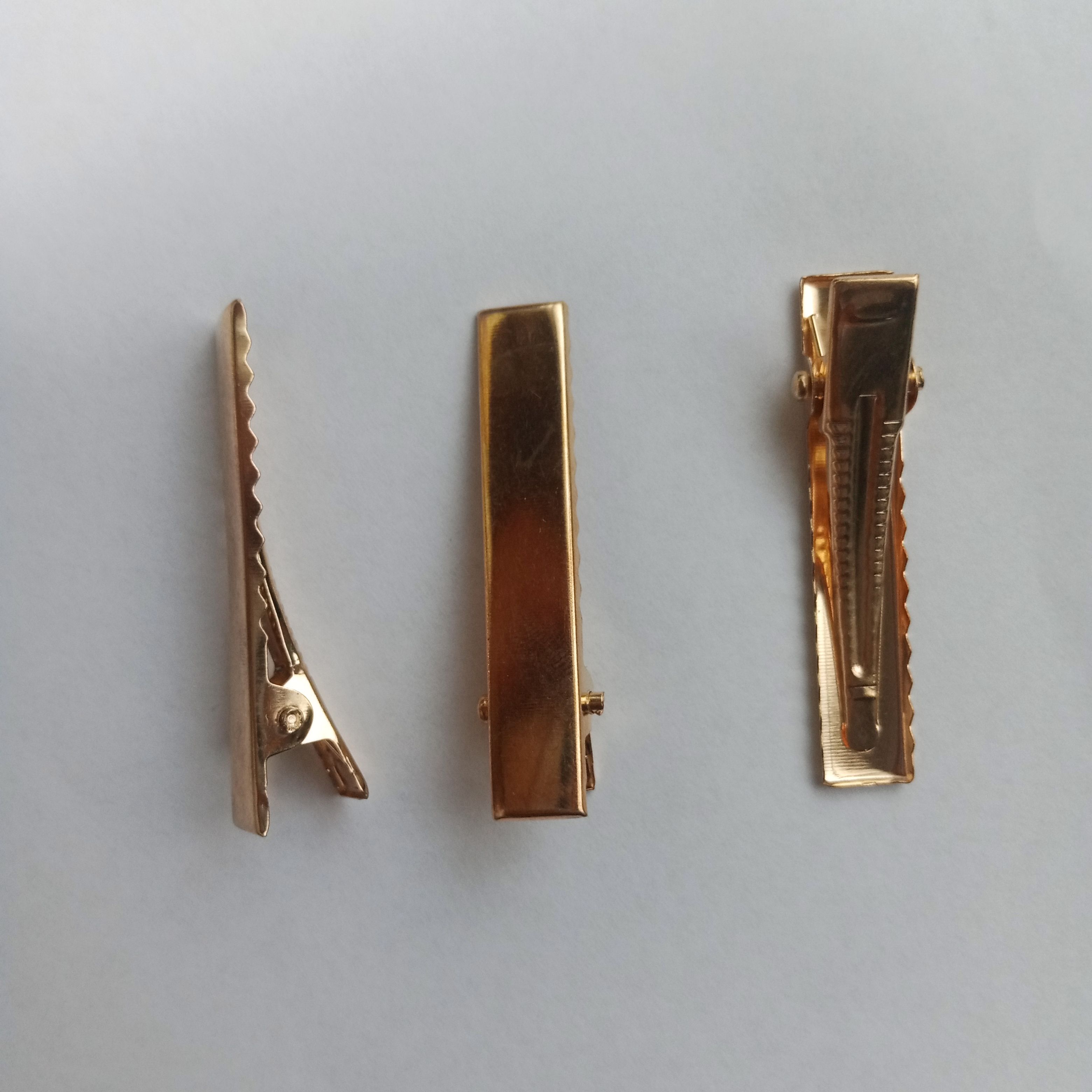 10/20 pcs Metal Alligator Hair Clips Pins Flat Top with Teeth for DIY Hairpins Headdress