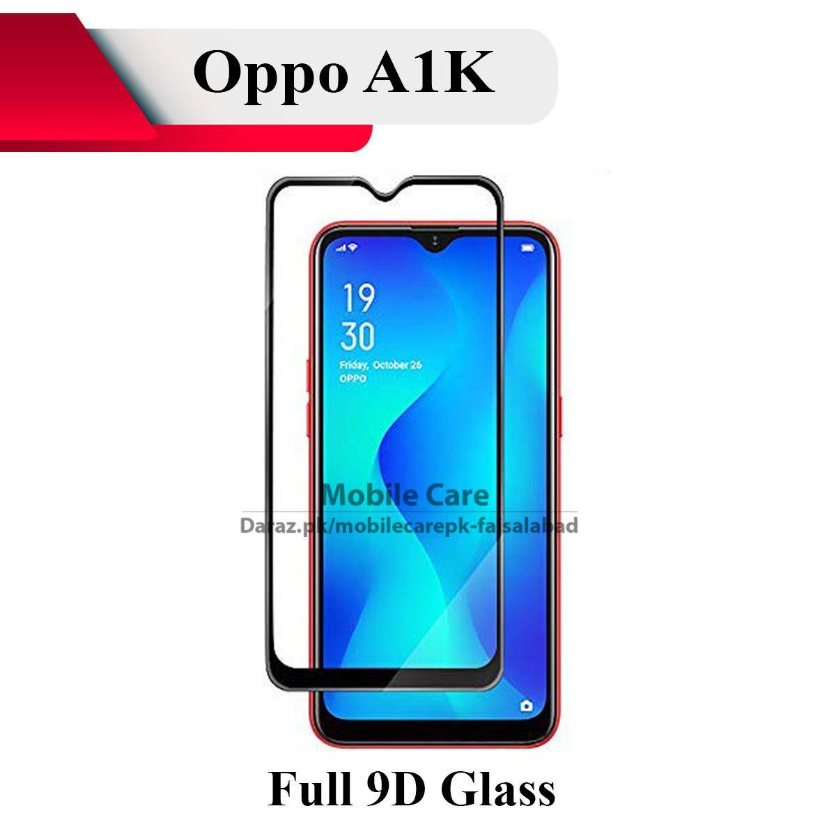 oppo a1k tempered glass