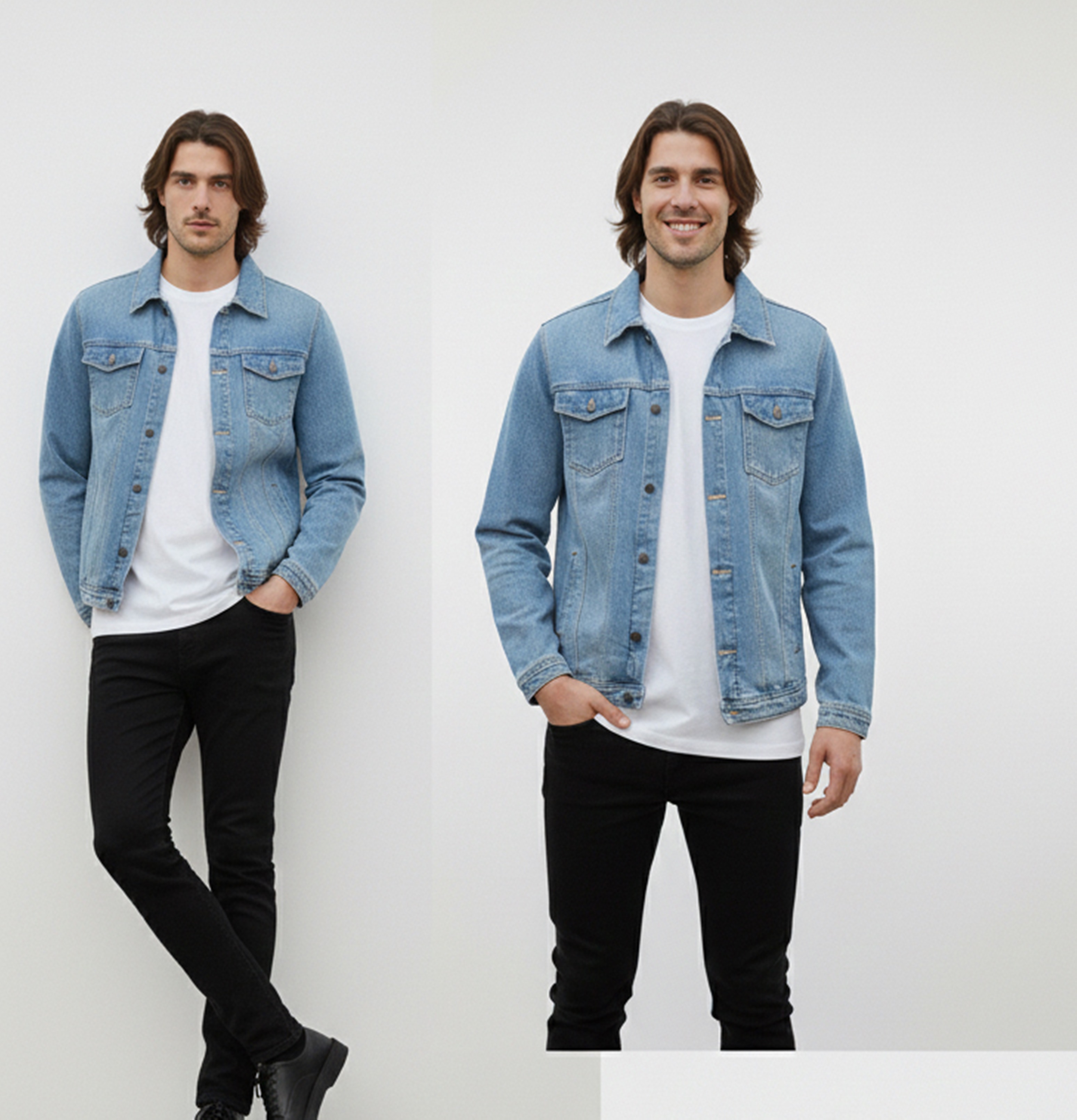 Auditors®️ Denim Jacket Double Pocket Three Colours Available For Mens, Boys & Womens For Winter