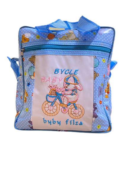 Baby Diaper Bag and Accessories backpack, Kids Storage Carrier Bag, Baby Diaper Organizer, Baby Bag, Kids Bag, Portable Storage Bag - Square